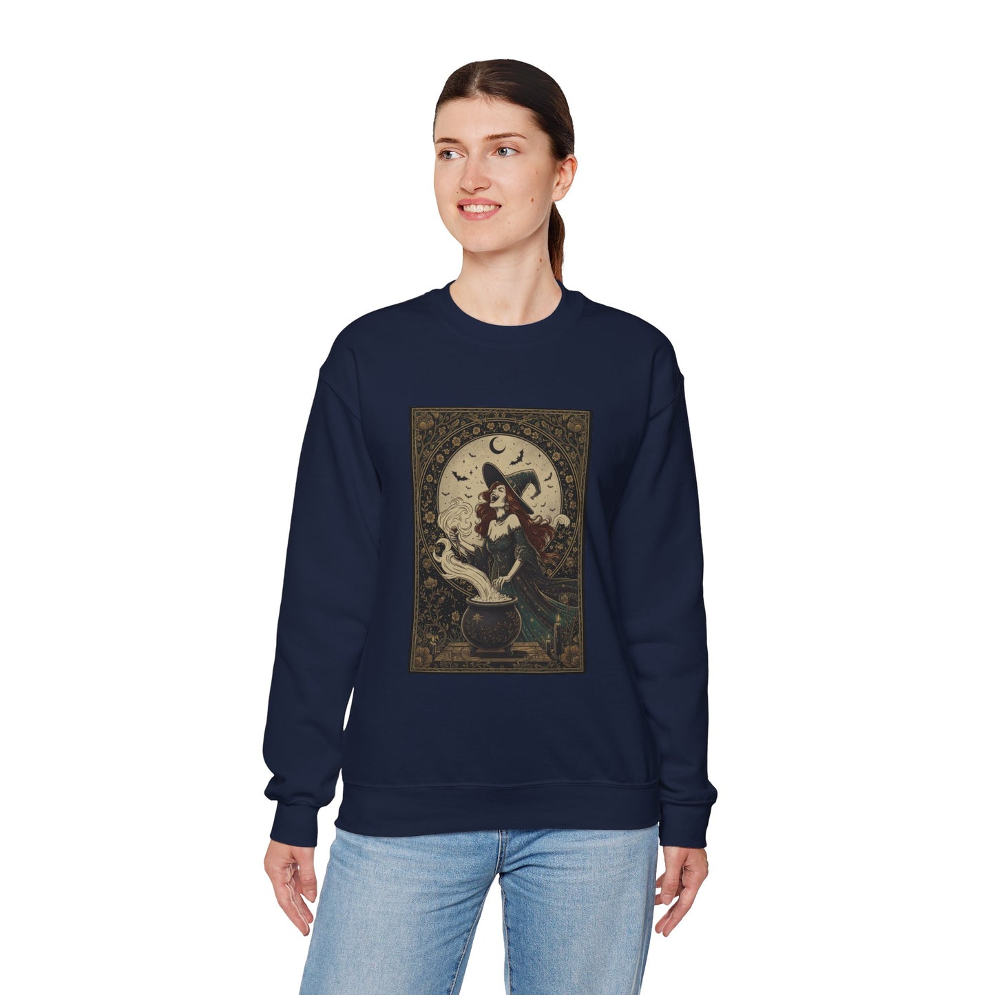 Witchy Moon Brew Crewneck Sweatshirt