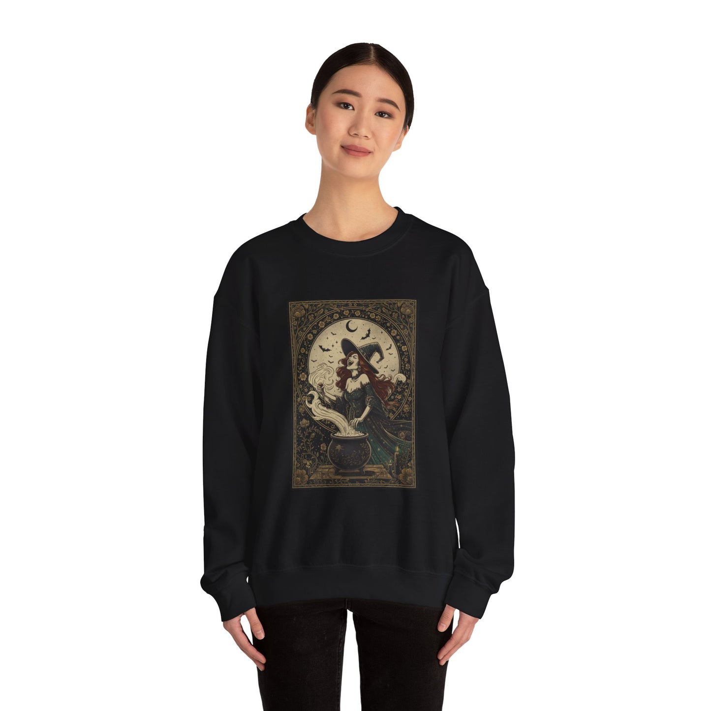Witchy Moon Brew Crewneck Sweatshirt