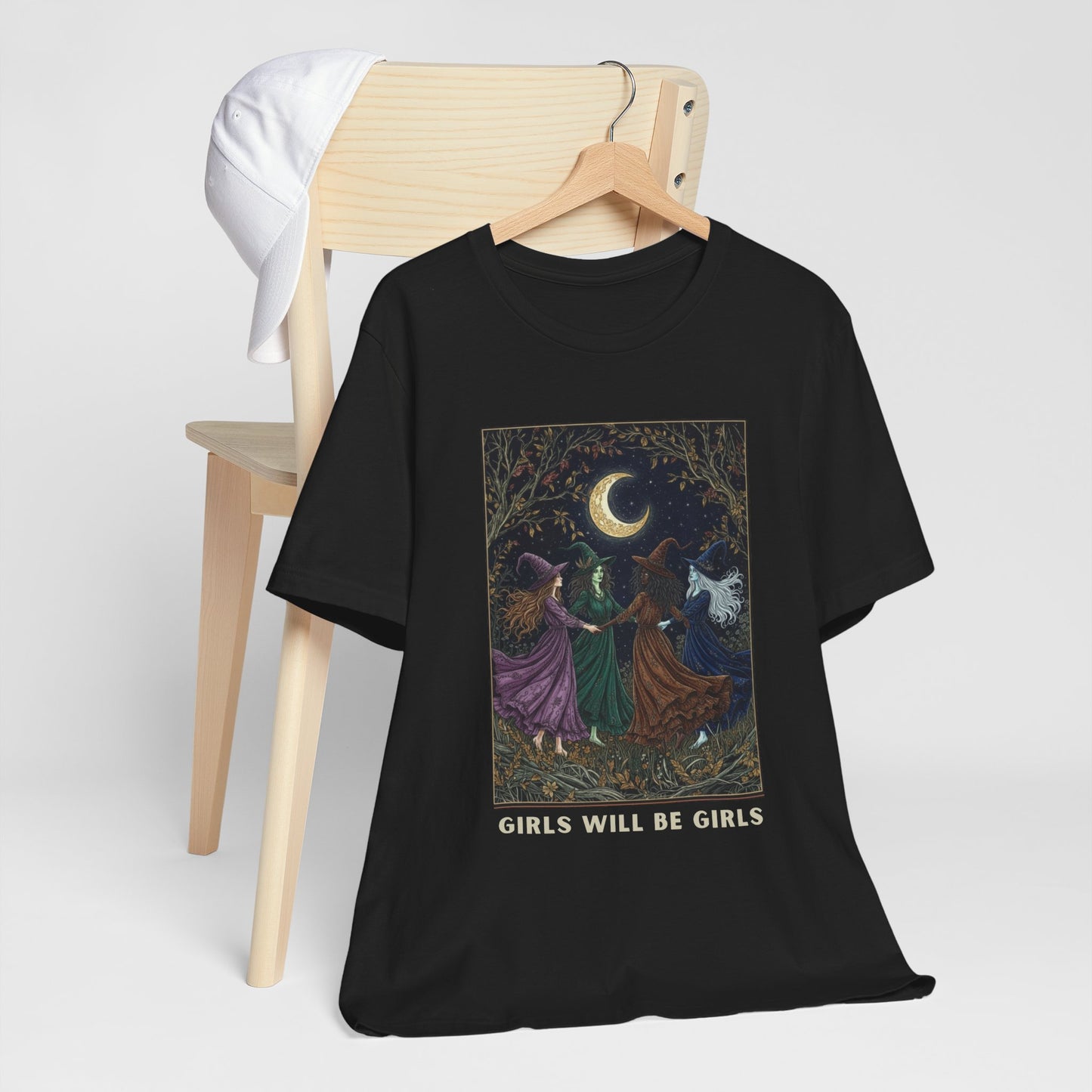 Girls Will Be Girls T shirt - Mystic Moon Dance Graphic T-Shirt