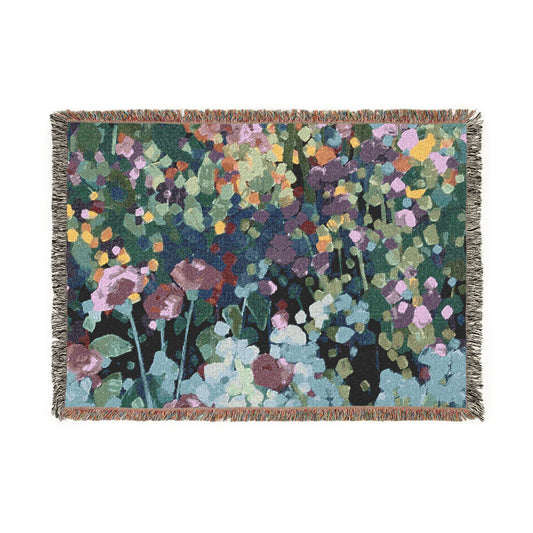 Woven Blanket | Romantic Floral Design | 2026 Home Decor